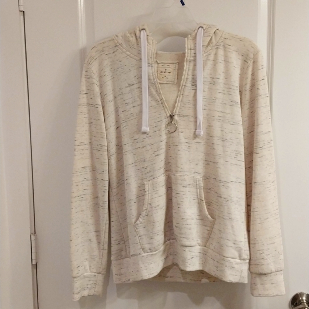 Womens XL Hoodie Beige